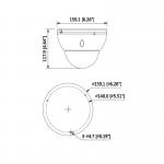 IP dome kamera DAHUA IPC-HDBW5541E-ZE-27135-DC12AC24V